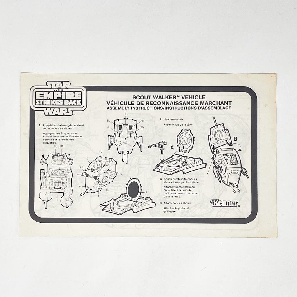 ESB AT-ST Scout Walker Instructions - Kenner Canada